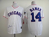Chicago Cubs #14 Ernie Banks White 1968 Majestic Mitchell And Ness Throwback Stitched MLB Jersey Sanguo,baseball caps,new era cap wholesale,wholesale hats
